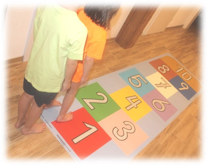 XXL-LERNSPIELMATTE mit Zahlen 1-10