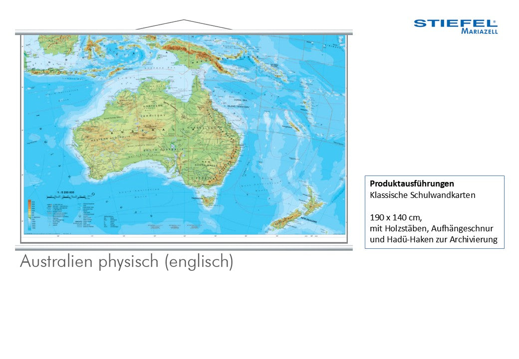 Australien physisch (englisch)