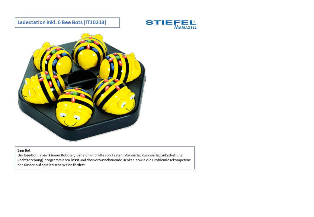 Ladestation inkl. 6 Bee Bots (IT10213)