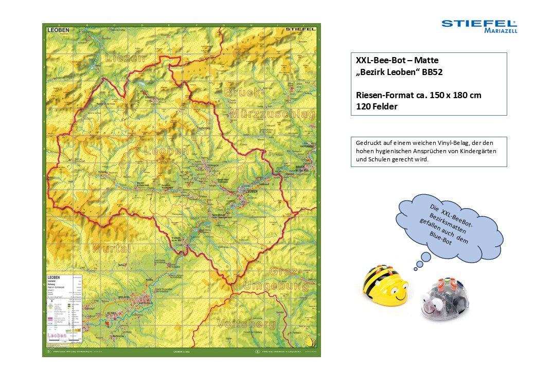 XXL-Bee-Bot – Matte „Bezirk Leoben“ BB52