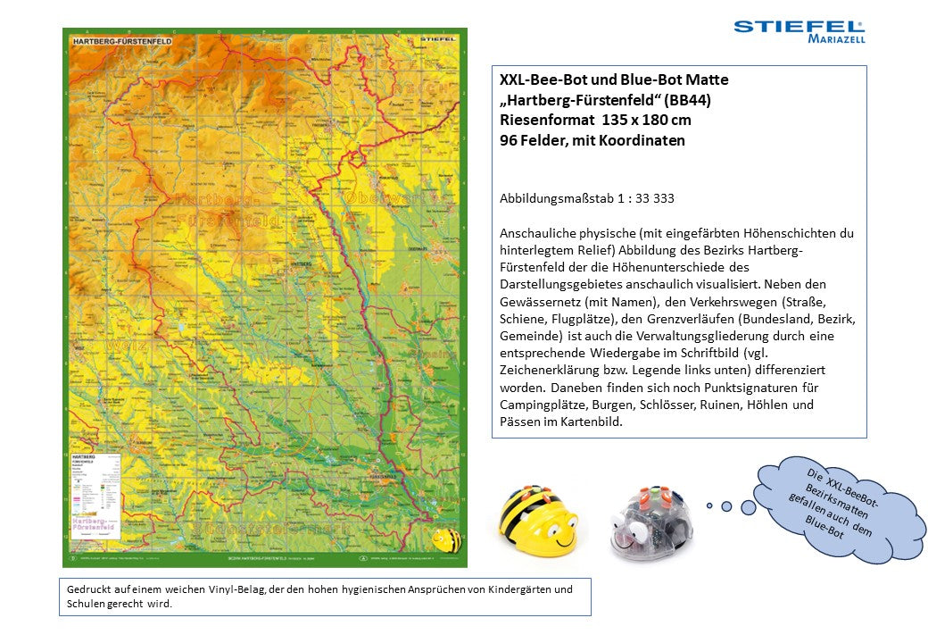 Bee Bot Matte Steiermark „Hartberg-Fürstenfeld“ (BB44)