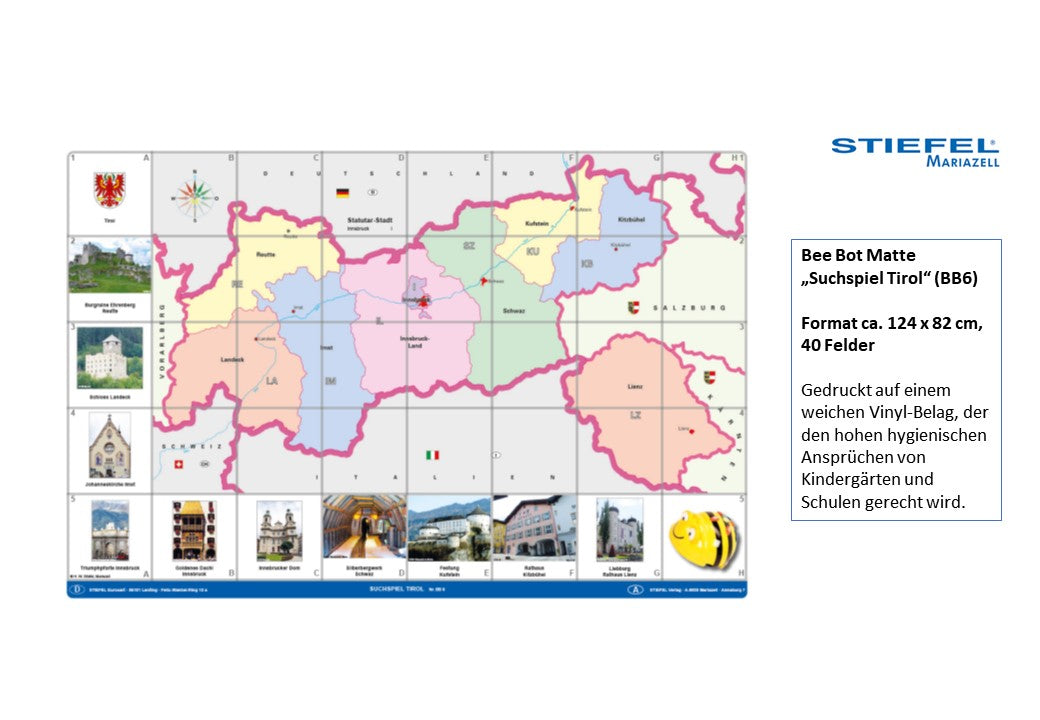 Bee Bot Matte „Suchspiel Tirol“ (BB6)