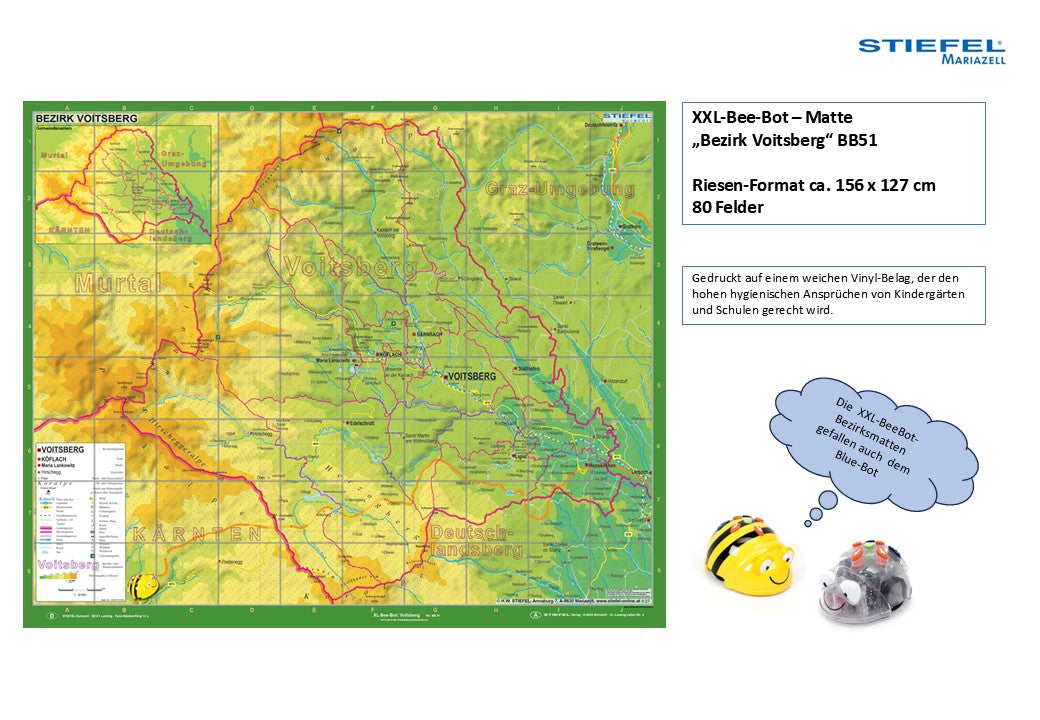 XXL-Bee-Bot – Matte „Bezirk Voitsberg“ BB51