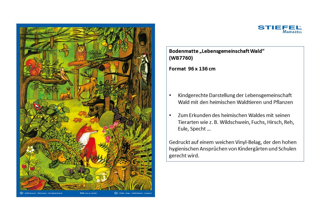 Bodenmatte „Lebensgemeinschaft Wald“