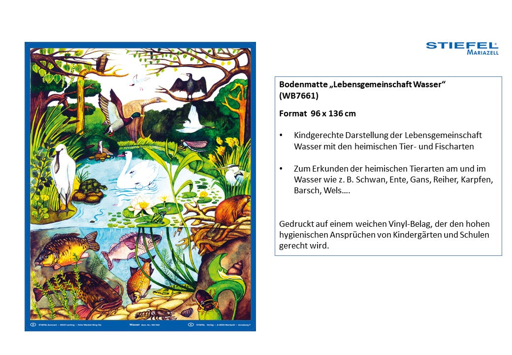 Bodenmatte „Lebensgemeinschaft Wasser“