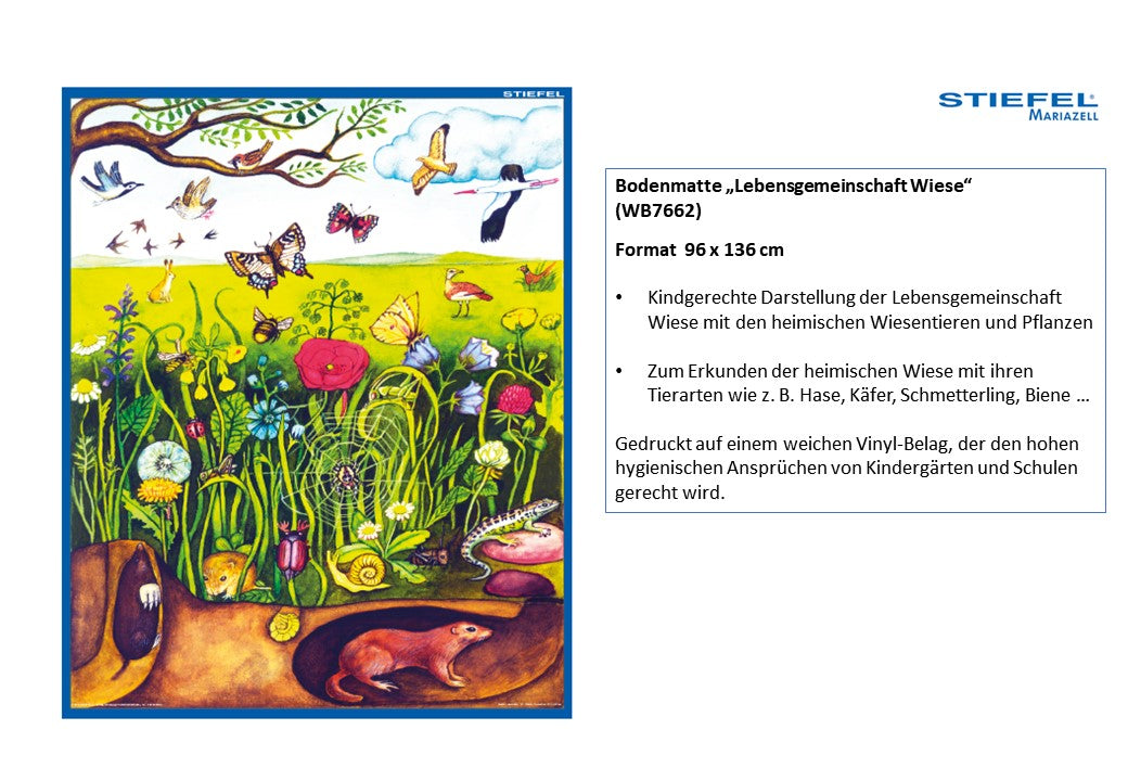 Bodenmatte „Lebensgemeinschaft Wiese“