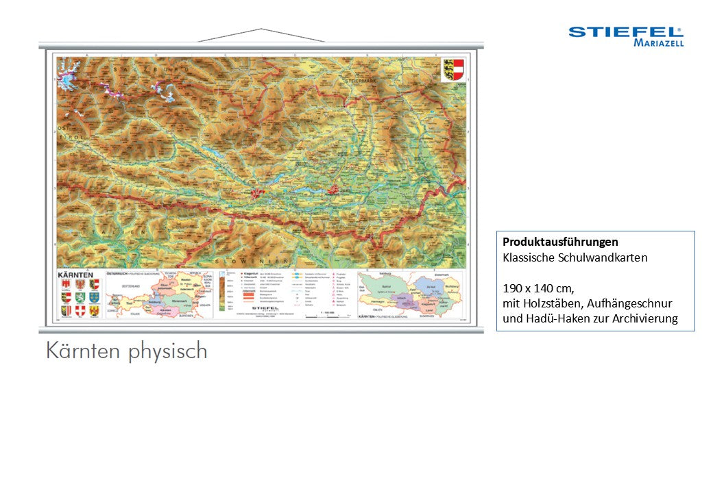 Kärnten physisch