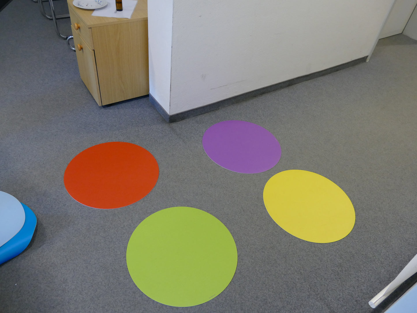 Kindersitzmatten-Set Ø 47 cm