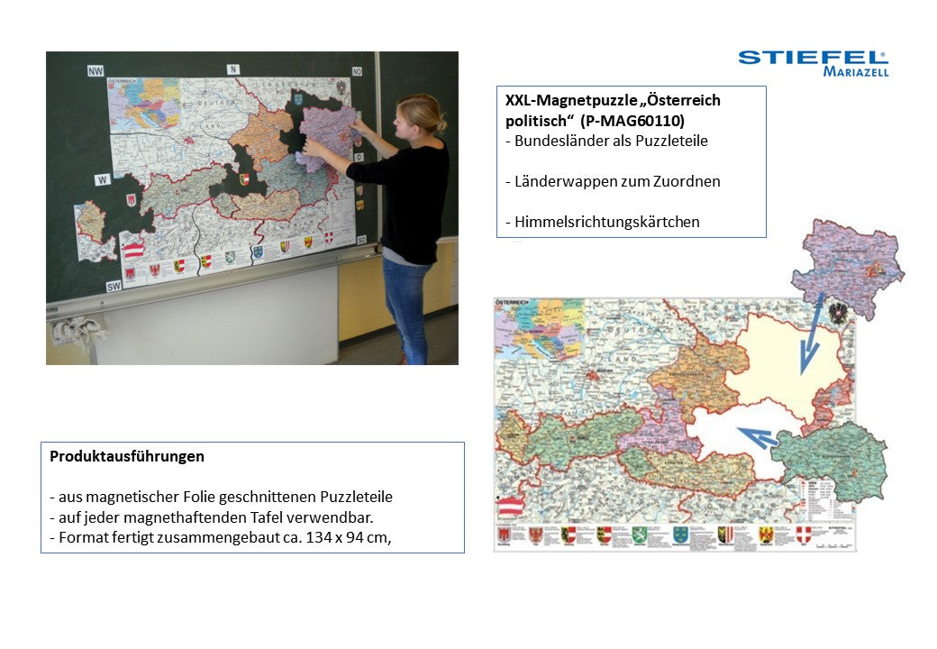 XXL-Magnetpuzzle ÖSTERREICH