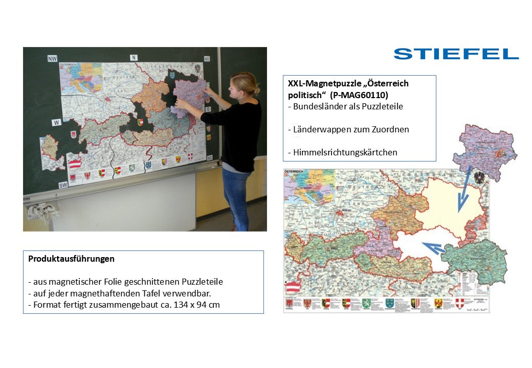 XXL-Magnetpuzzle ÖSTERREICH
