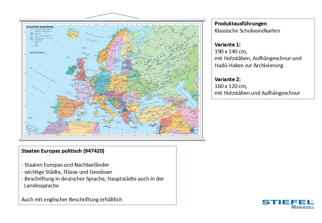 Staaten Europas politisch
