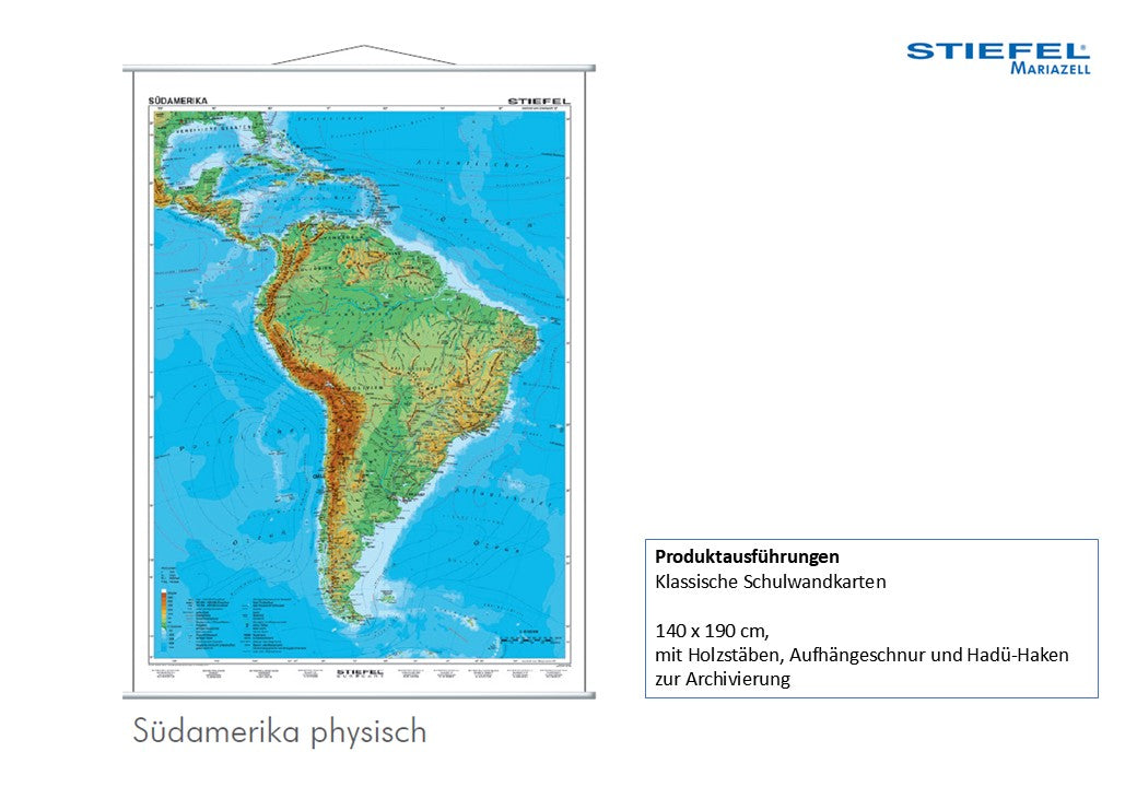 Südamerika physisch