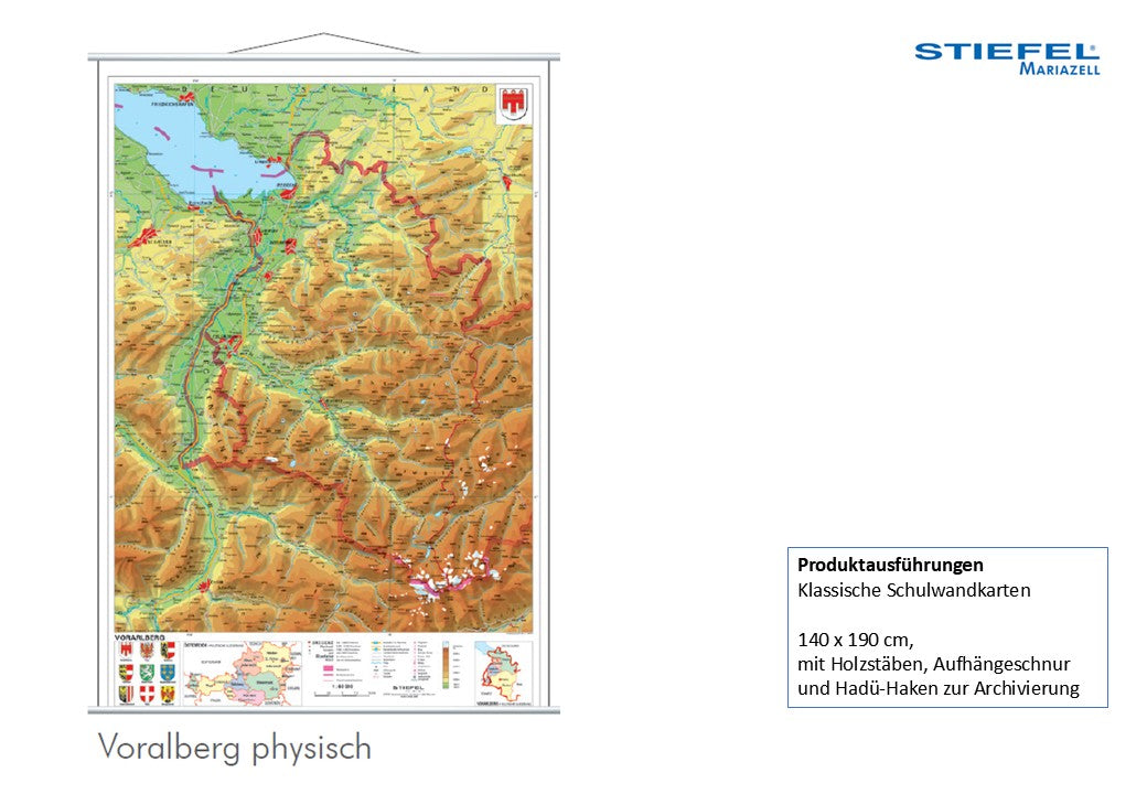Vorarlberg physisch