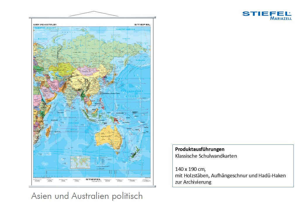 Asien und Australien politisch