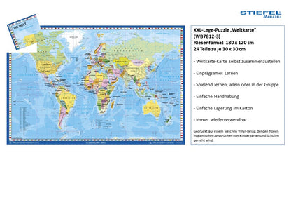 XXL-Lege-Puzzle „WELT“ (WB7812-3)