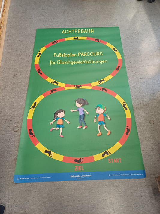 Vorführmaterial XXL-Gleichgewichtsübungsmatte „Achterbahn“