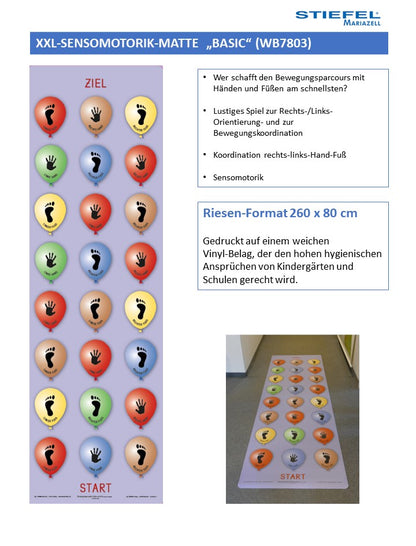 XXL-Sensomotorikmatte  „BASIC“