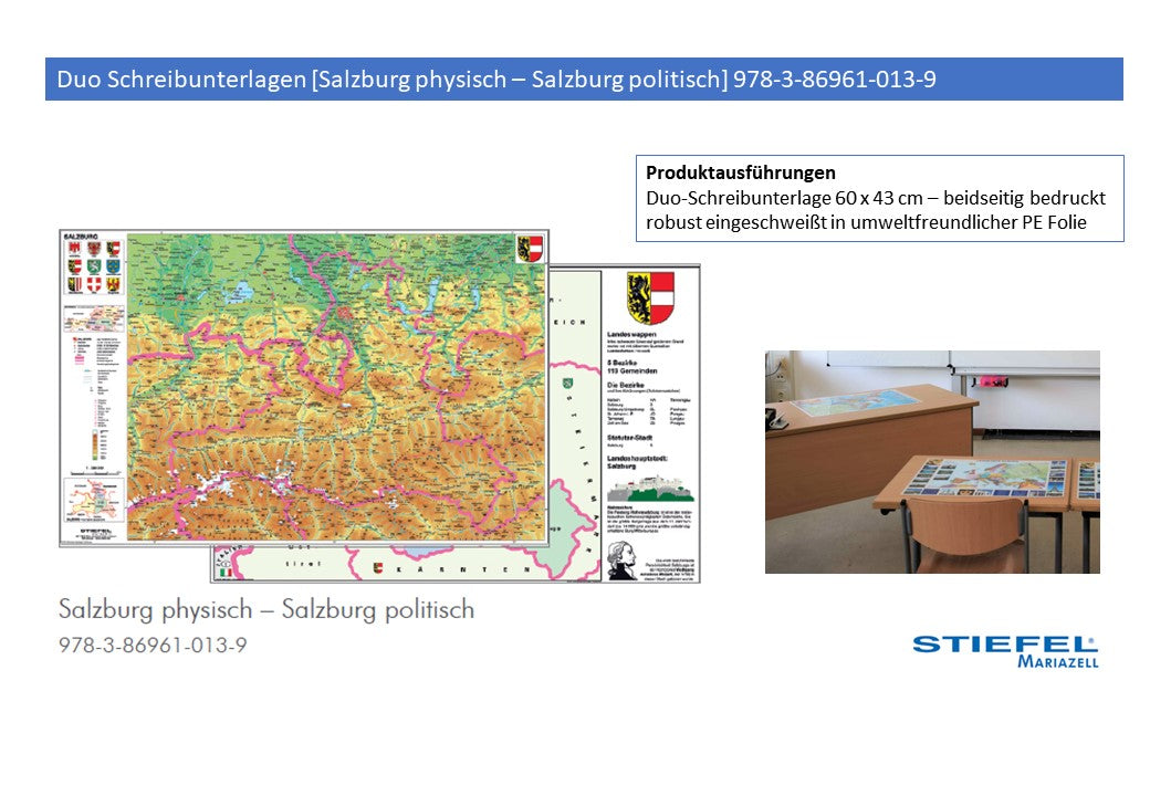 Duo Schreibunterlagen [Salzburg physisch – Salzburg politisch]