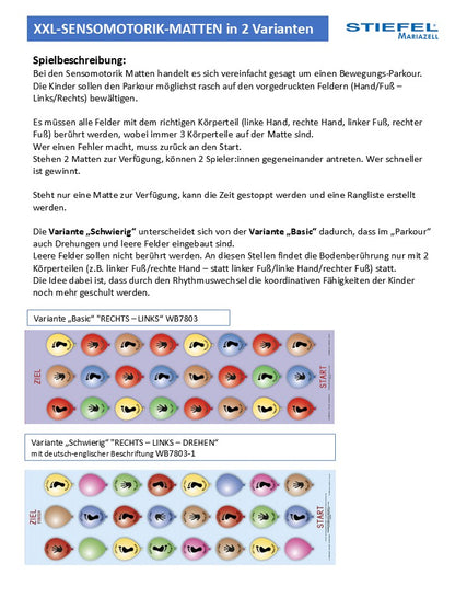XXL-Sensomotorikmatte  „BASIC“